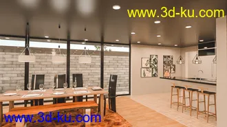3D打印模型Modern Rustic House的图片