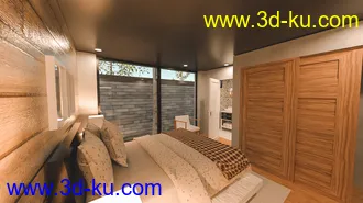 3D打印模型Modern Rustic House的图片