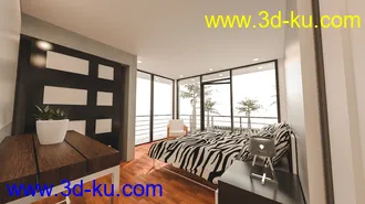 3D打印模型Modern Rustic House的图片