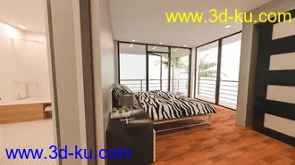 3D打印模型Modern Rustic House的图片