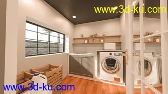 3D打印模型Modern Rustic House的图片