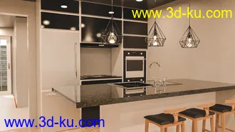 3D打印模型Modern Rustic House的图片