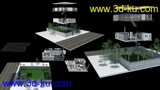 3D打印模型Modern Rustic House的图片