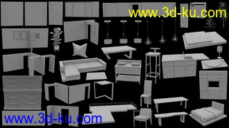 3D打印模型Modern Rustic House的图片