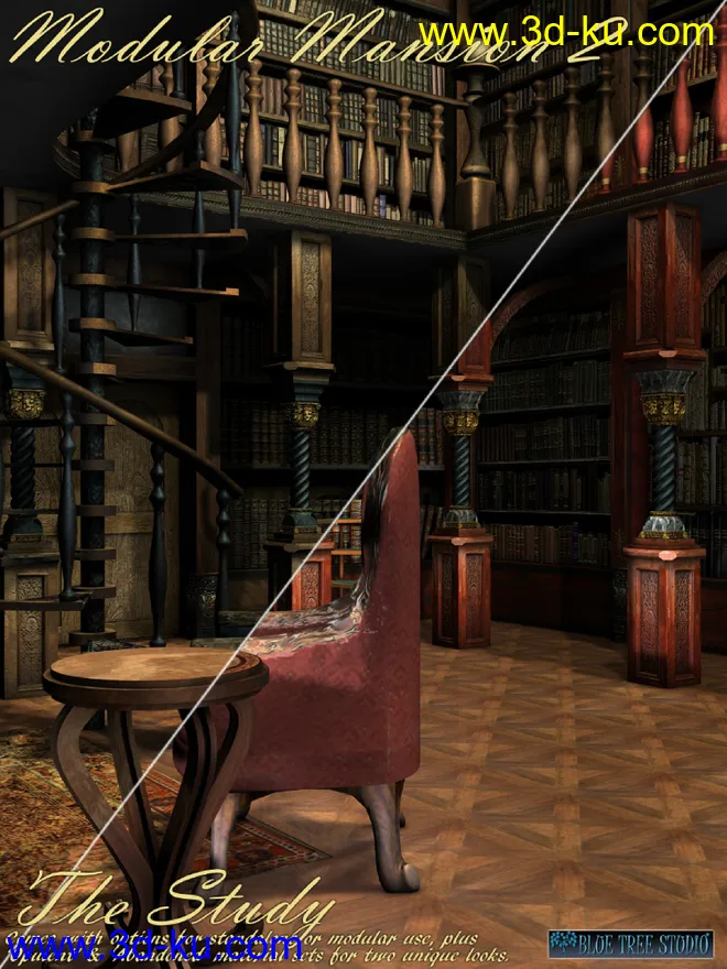 Modular Mansion 2 The Study模型的图片1