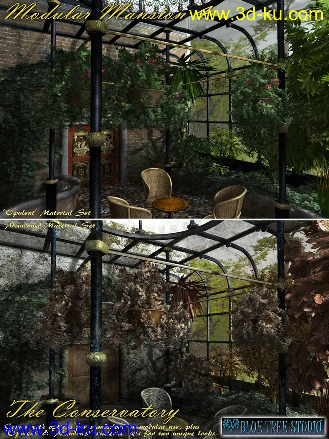 Modular Mansion 4 The Conservatory模型的图片1