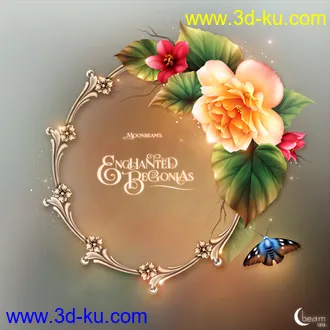 3D打印模型Moonbeam's Enchanted Begonias的图片