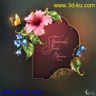 3D打印模型Moonbeam's Fashionably Florale的图片