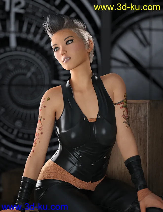 More Captivating HD Faces and Bodies for Genesis 8 Female模型的图片2