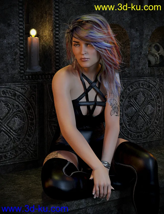 More Captivating HD Faces and Bodies for Genesis 8 Female模型的图片4