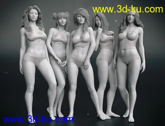 3D打印模型More Captivating HD Faces and Bodies for Genesis 8 Female的图片