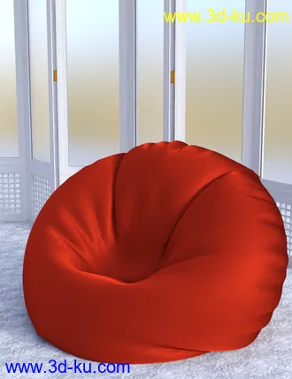 3D打印模型Morphing Bean Bag Chair的图片