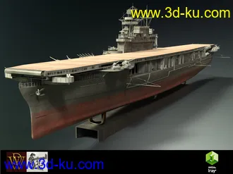3D打印模型MS17 USS Yorktown for DAZ的图片
