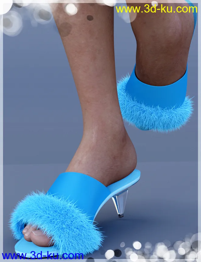 Mule Shoes for Genesis 8 Female(s)模型的图片2
