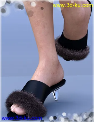 3D打印模型Mule Shoes for Genesis 8 Female(s)的图片