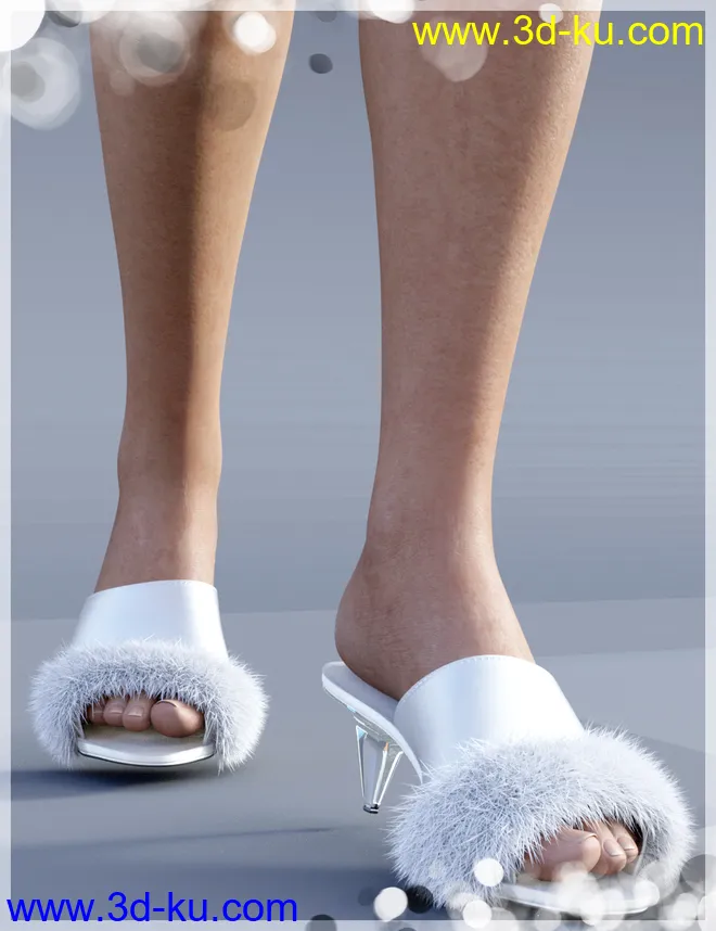 Mule Shoes for Genesis 8 Female(s)模型的图片4