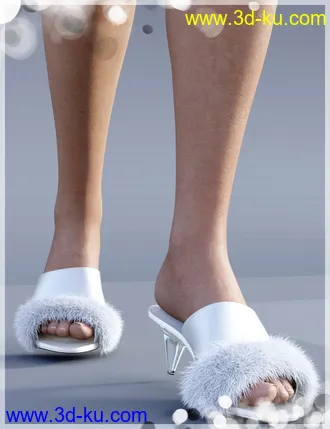 3D打印模型Mule Shoes for Genesis 8 Female(s)的图片