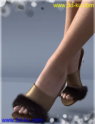 3D打印模型Mule Shoes for Genesis 8 Female(s)的图片