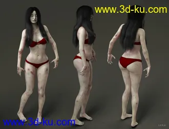 3D打印模型Murakashi for Genesis 3 & 8 Female的图片