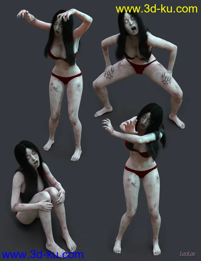 Murakashi Poses for Genesis 3 & 8 Female模型的图片4