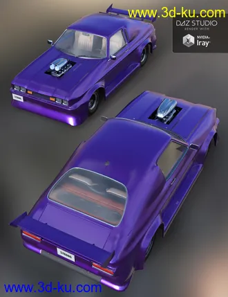 3D打印模型Muscle Cars的图片