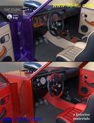 3D打印模型Muscle Cars的图片