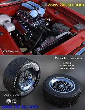 3D打印模型Muscle Cars的图片
