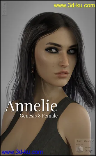3D打印模型MYKT Annelie for Genesis 8 Female的图片