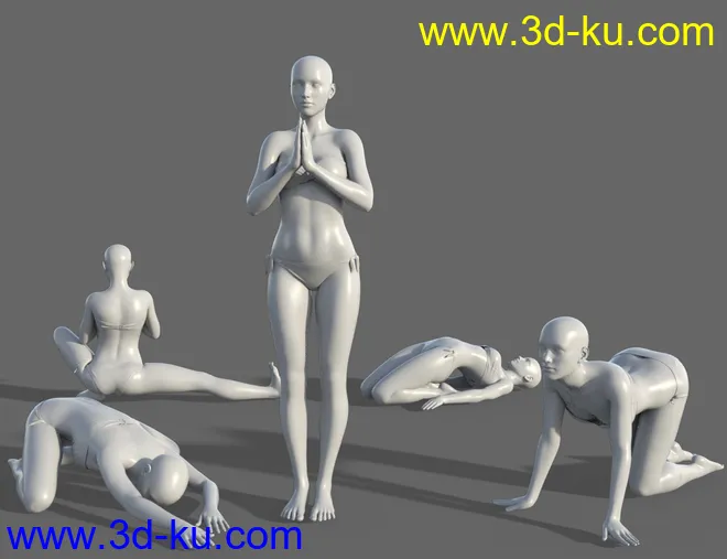 Namaste Poses for the Genesis 8 Female(s)模型的图片3