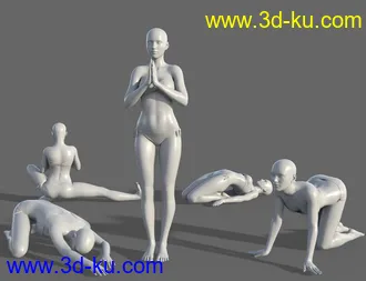 3D打印模型Namaste Poses for the Genesis 8 Female(s)的图片