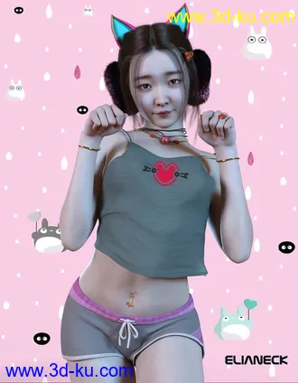 3D打印模型Nancy for Genesis 8 Female的图片