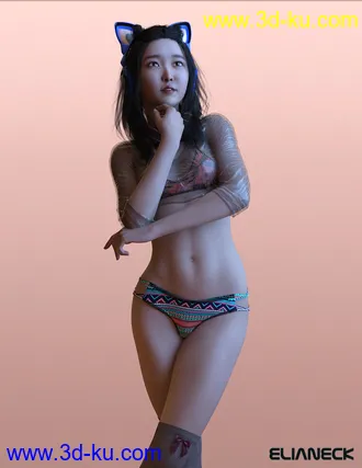 3D打印模型Nancy for Genesis 8 Female的图片