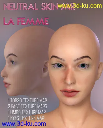3D打印模型Neutral Skin MR for La Femme的图片