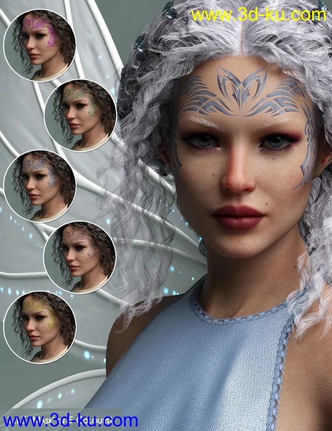 Nicolette HD for Genesis 8 Female模型的图片5