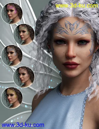 3D打印模型Nicolette HD for Genesis 8 Female的图片