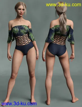 3D打印模型Nicolette HD for Genesis 8 Female的图片