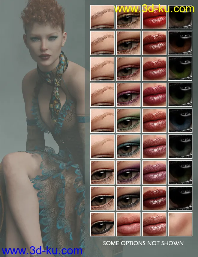 Nicolette HD for Genesis 8 Female模型的图片12