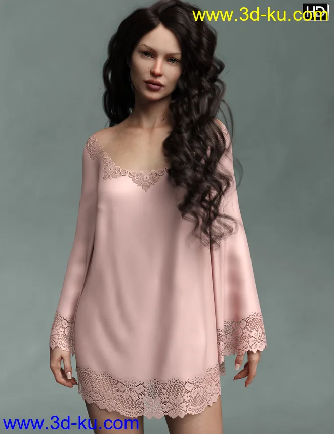 Nicolette HD for Genesis 8 Female模型的图片13