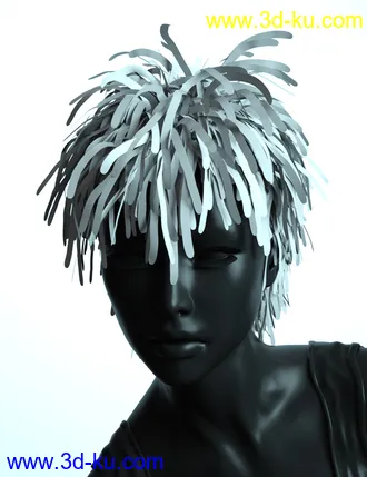 3D打印模型Nightmare Hair for Genesis 3 Female(s) and Male(s)的图片