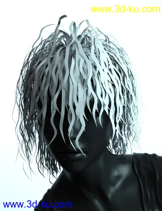 3D打印模型Nightmare Hair for Genesis 3 Female(s) and Male(s)的图片