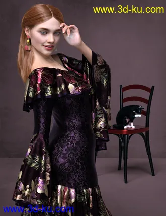 3D打印模型Nikolina for Genesis 8 Female的图片
