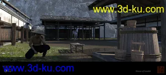 3D打印模型Ninja Village的图片