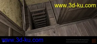 3D打印模型Ninja Village的图片