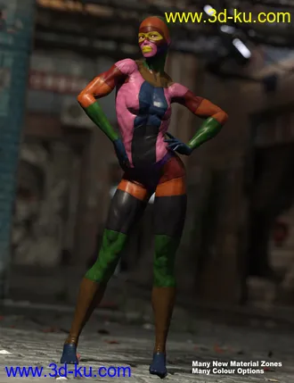 3D打印模型No Suit for Genesis 8 Female(s)的图片