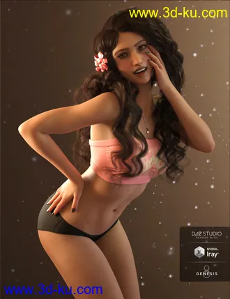 3D打印模型Nora HD for Genesis 8 Female的图片