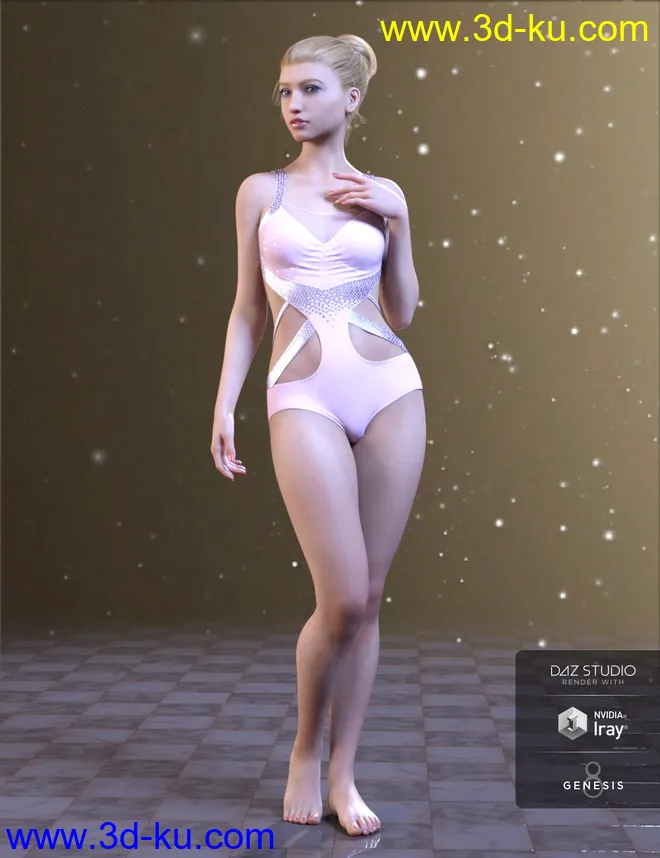 Nora HD for Genesis 8 Female模型的图片7