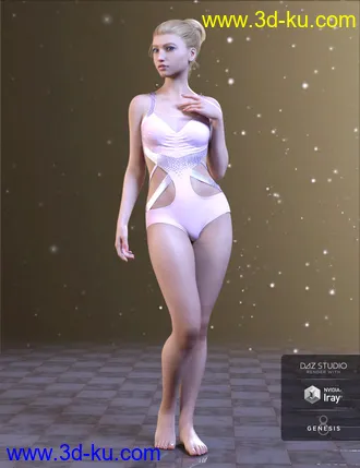 3D打印模型Nora HD for Genesis 8 Female的图片