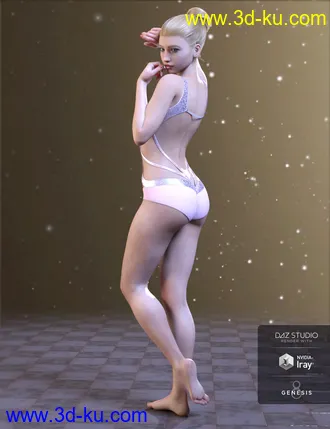 3D打印模型Nora HD for Genesis 8 Female的图片