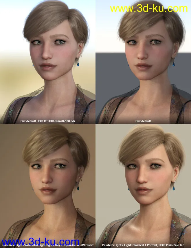 Nora HD for Genesis 8 Female模型的图片12