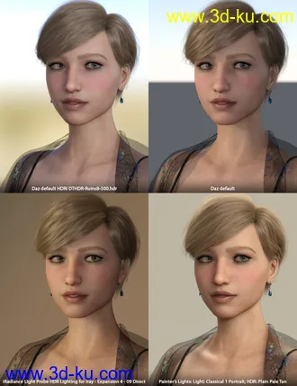 3D打印模型Nora HD for Genesis 8 Female的图片